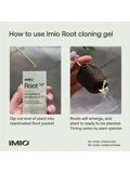 Imio Cloning Gel Large infographic detailing how to use the product