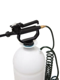 Close-up of the Indoor-Outdoor Plant Sprayer with Tank 30' Coil Hose Wand stock image