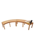 Achla designs discount curved backless bench