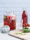 NEW Kilner Glass Fridge Drinks Dispenser 3L 5010853281179