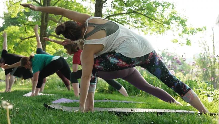 Yoga In The Garden - We Tried Garden Practice! - Yogamasti