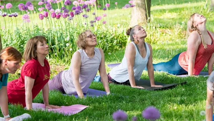 Yoga in the Garden